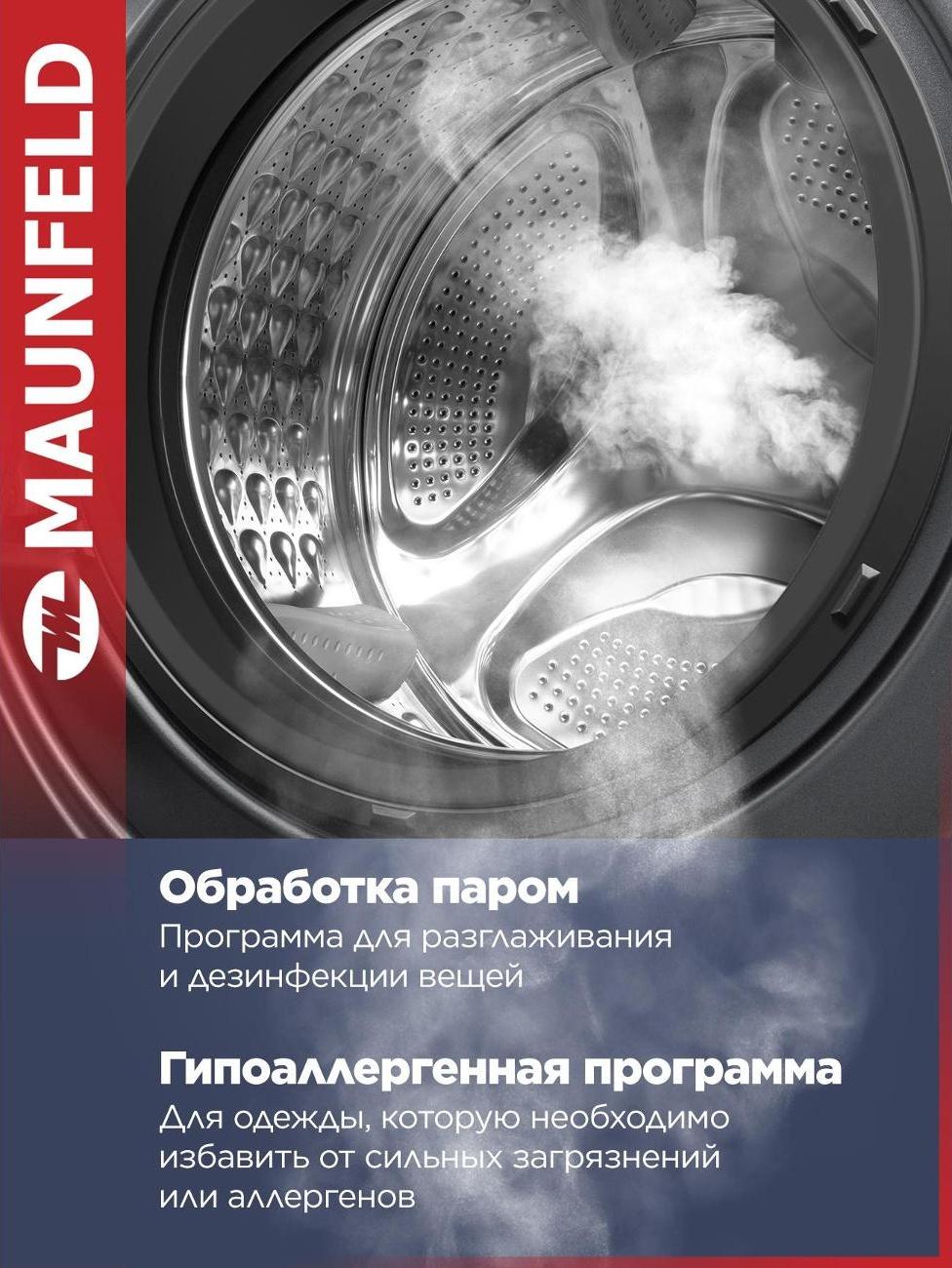 Стиральная машина Maunfeld MFWM127ISB02 — фото 6