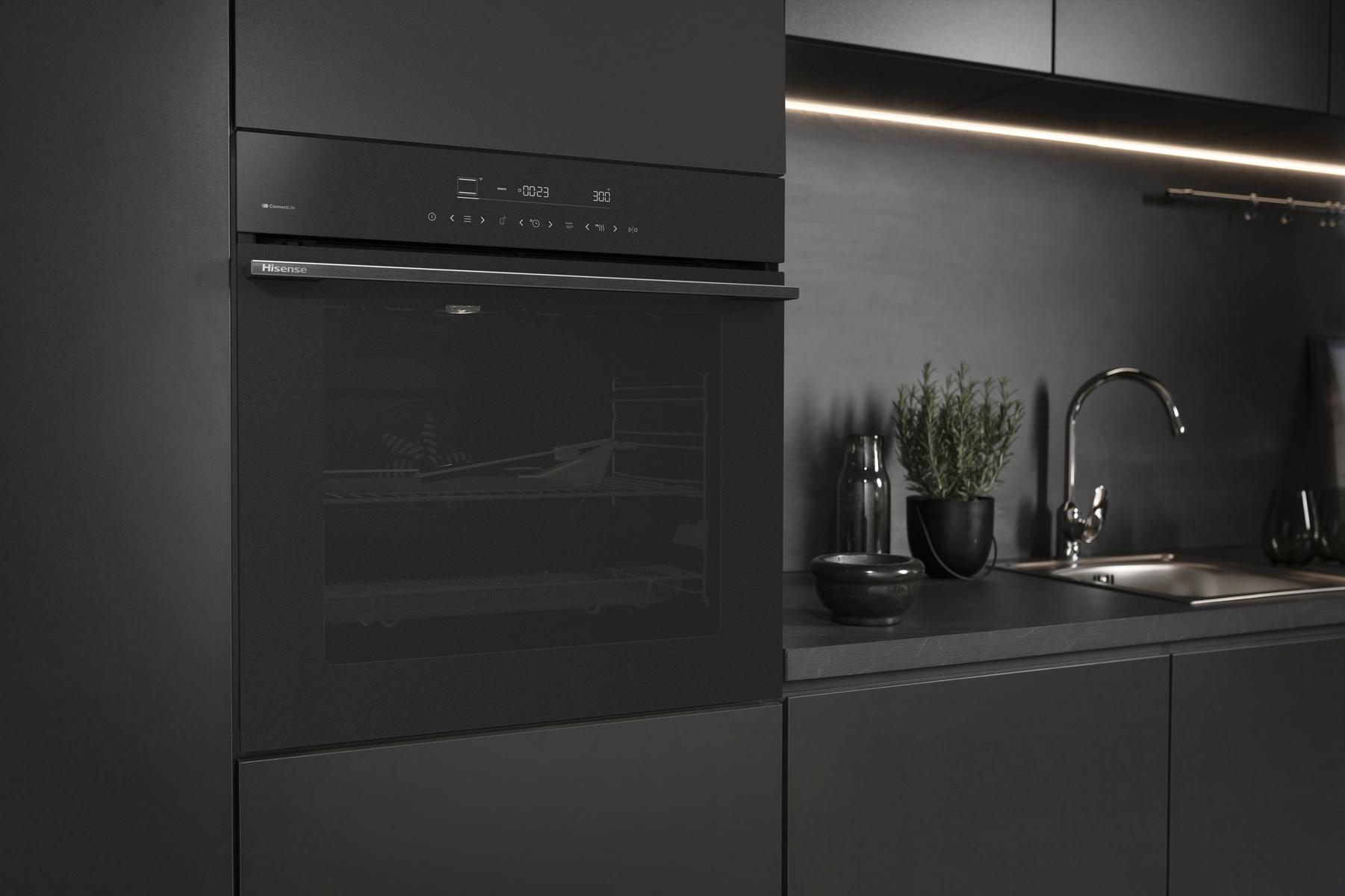 Электрический духовой шкаф Hisense HO66MB PIZZACHEF черный — фото 5
