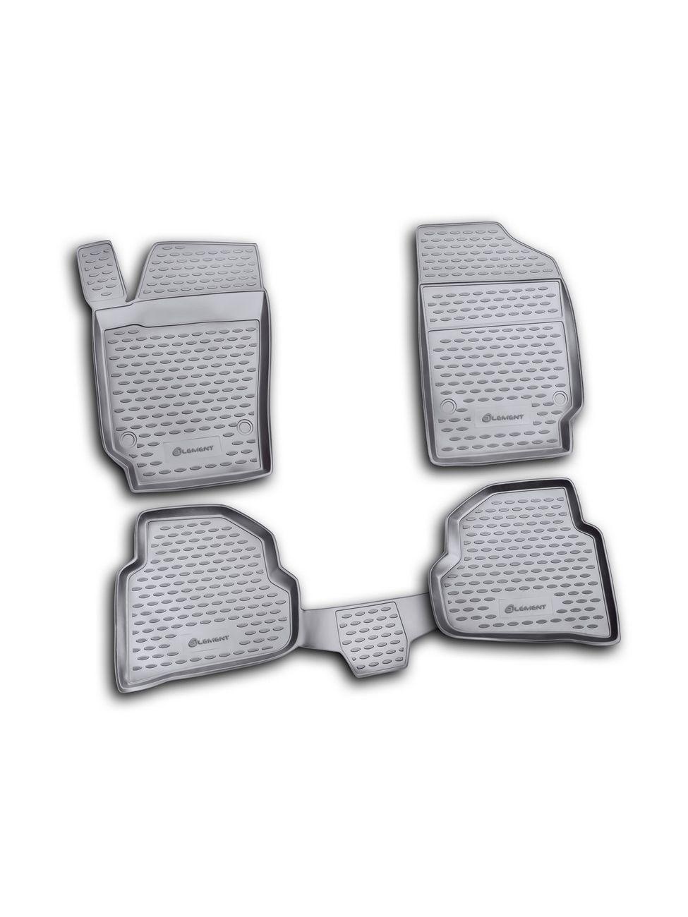 Изображение товара Коврики в салон Element Коврики в салон для VW Polo (V, Vp) 2009-2020, 4 шт. седан (полиуретан) / Фольксваген Поло