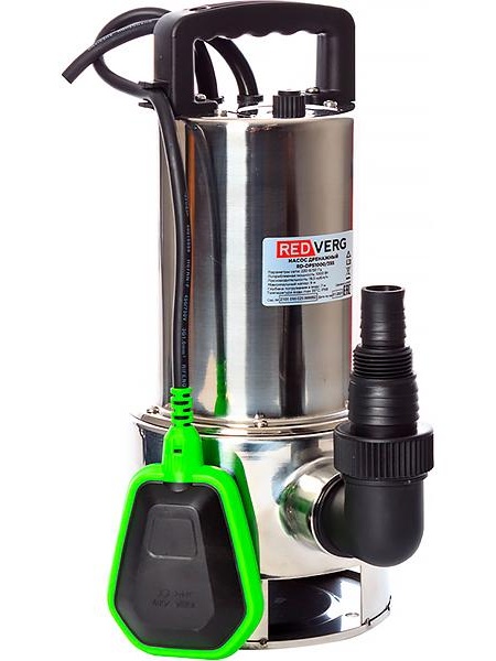 Изображение товара Насос дренажный Redverg RD-DPS1000/35S Изображение товара Насос дренажный Redverg RD-DPS1000/35S
