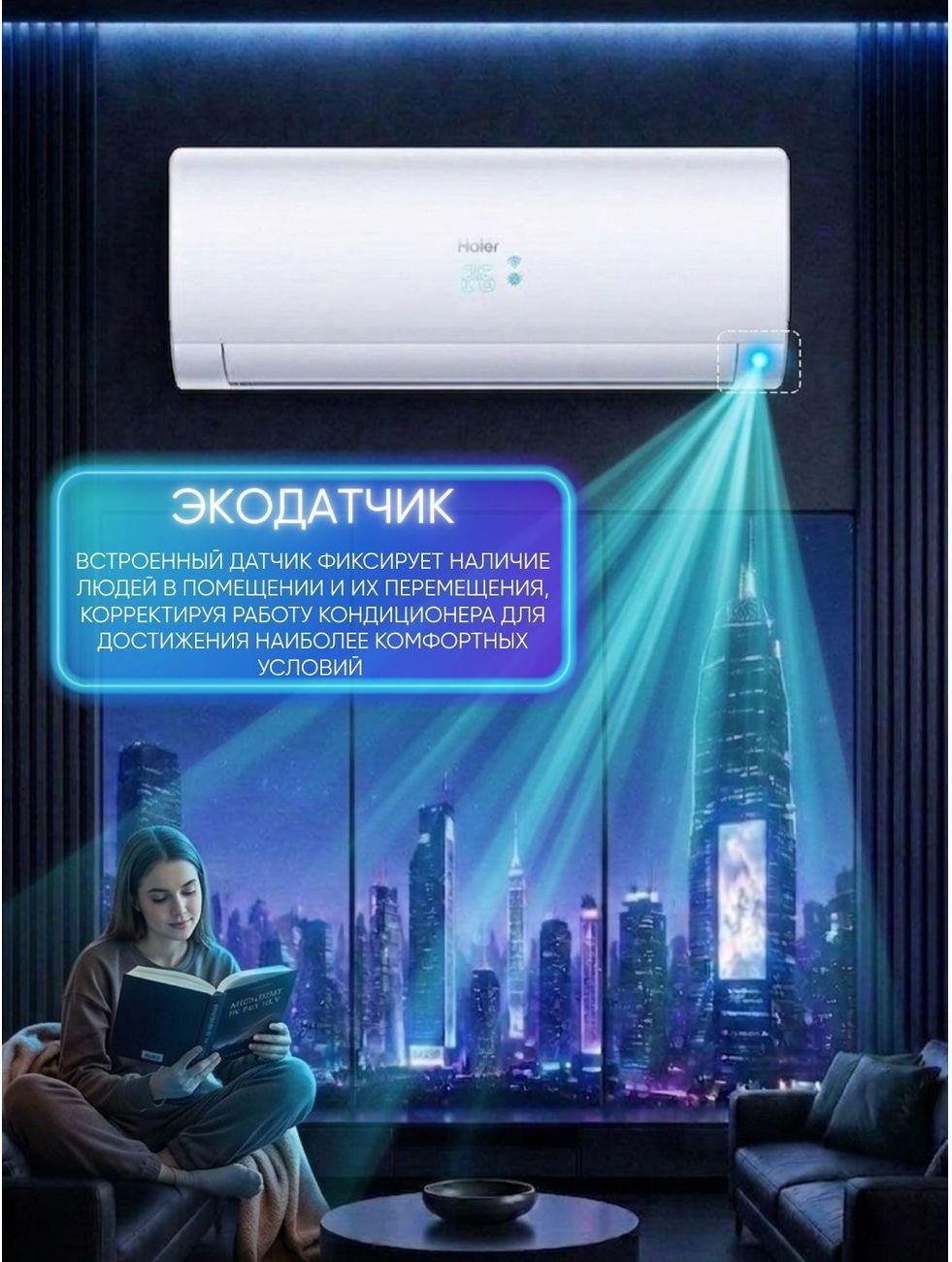 Кондиционер Haier AS25S2SF3FA-W Flexis Inverter — фото 3