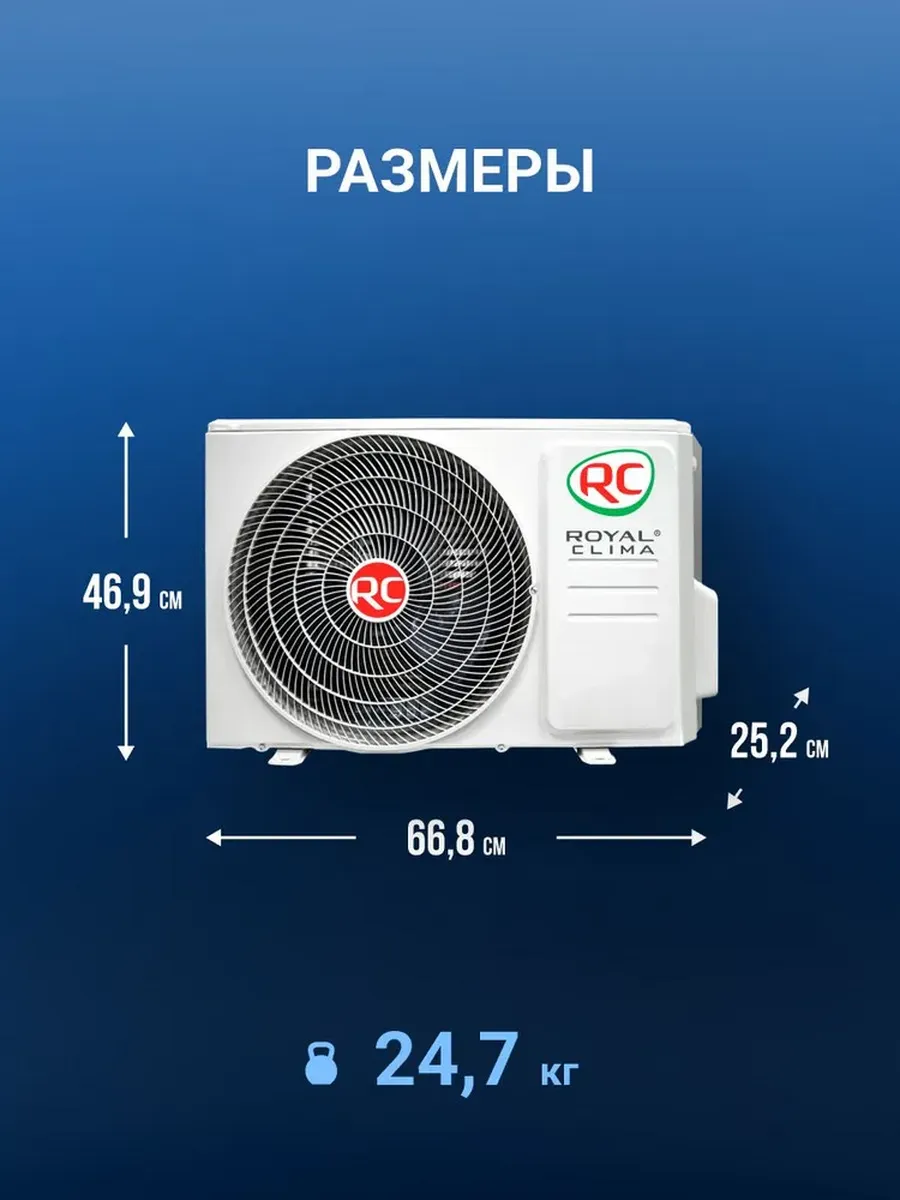 Классическая сплит-система Royal Clima RC-TWL28HN — фото 8