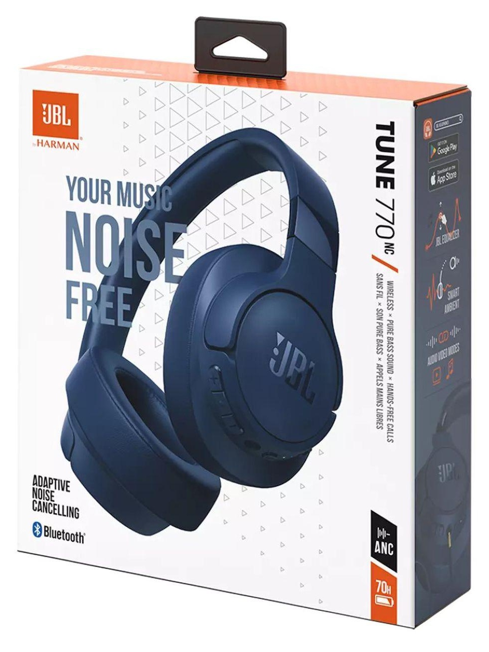 Беспроводные/проводные наушники JBL Tune 770NC синий 2023 — фото 12