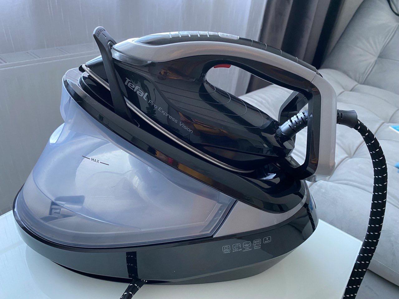 Парогенератор Tefal Pro Express Vision GV9821E0 - отзывы покупателей и  владельцев | М.Видео - Москва