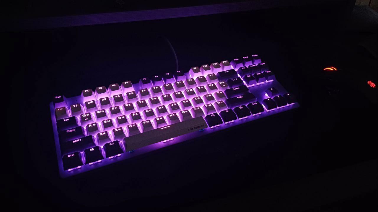 Игровая клавиатура Red Square Keyrox TKL g3ms Purple (RSQ-20032) - отзывы  покупателей и владельцев | М.Видео - Москва