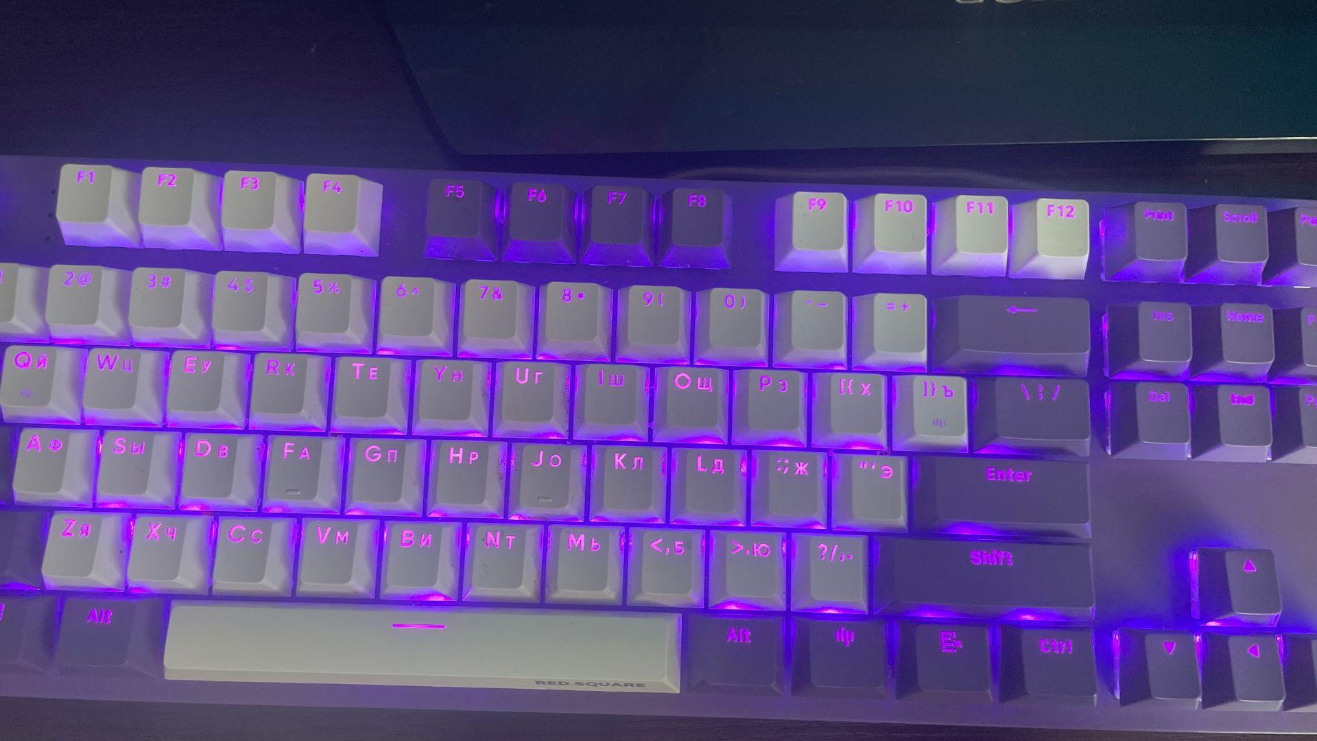 Игровая клавиатура Red Square Keyrox TKL g3ms Purple (RSQ-20032) - отзывы  покупателей и владельцев | М.Видео - Москва